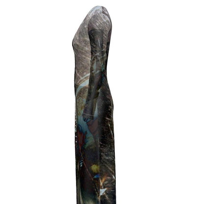 Peacock Ladies Cardigan MIdi dress