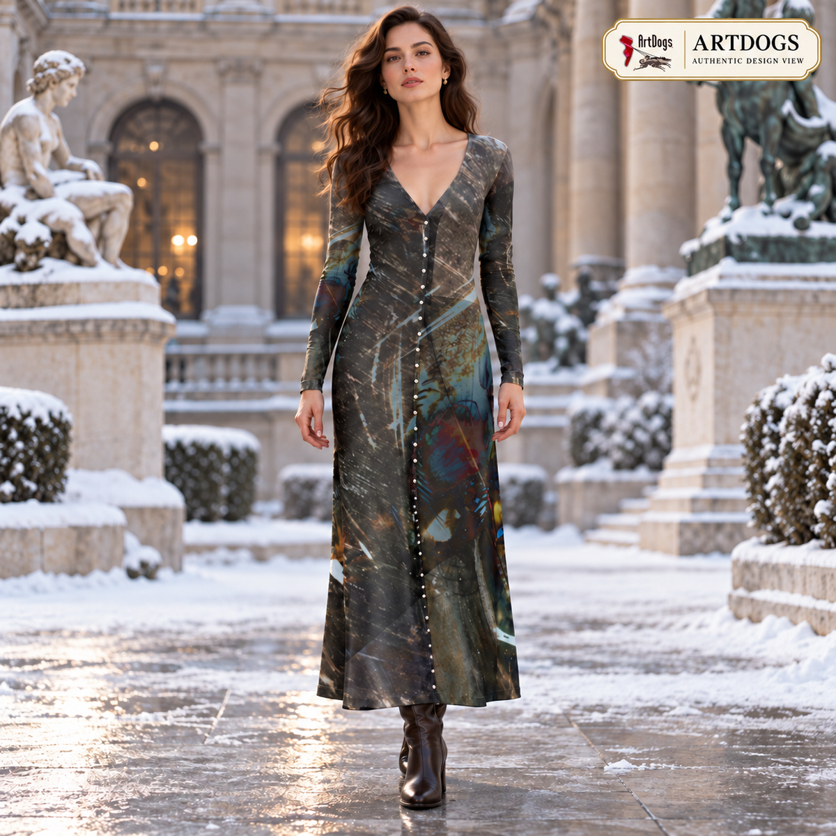 Peacock Midi — authentic A01: full front