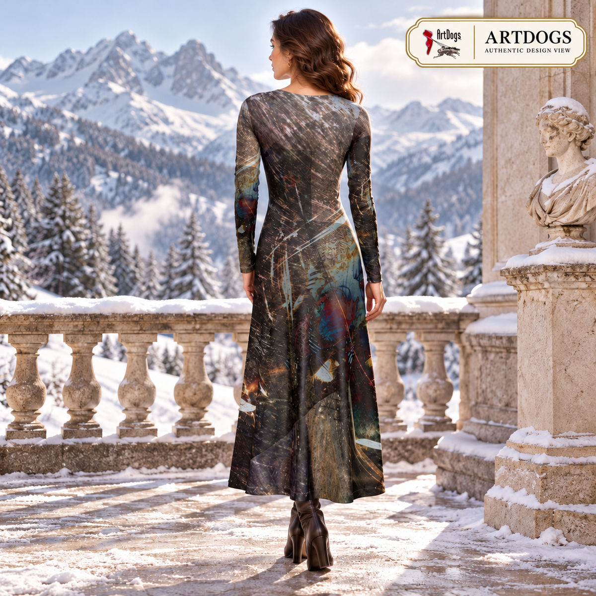 Peacock Midi — authentic A02: full back