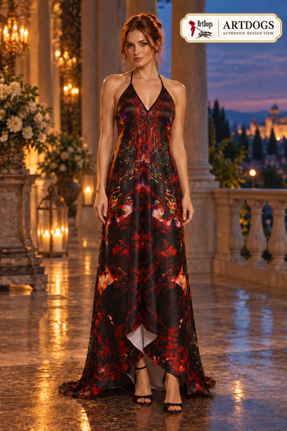 Resolving Ire Halterneck backless dress — Authentic product-front