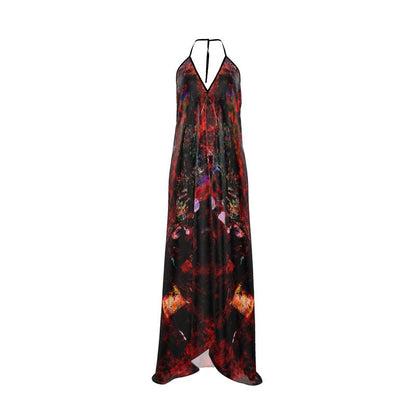 Resolving Ire Halterneck backless dress