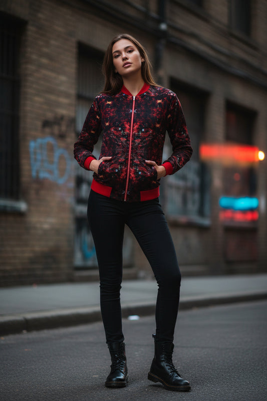 Resolving Ire Ladies Bomber Jacket