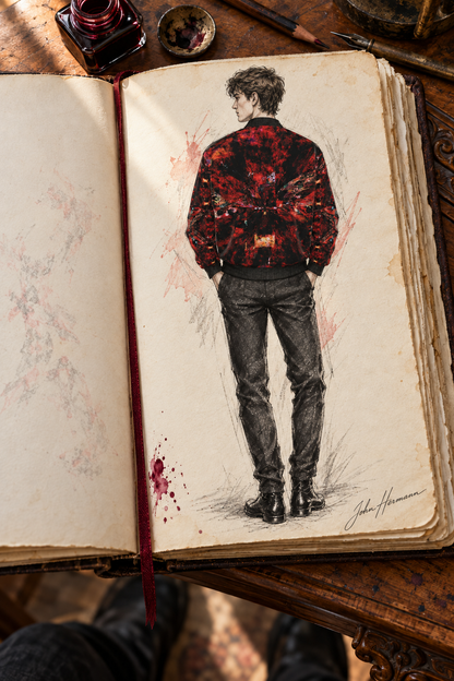 Resolving Ire men's bomber jacket Handbook back
