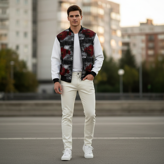 Rose of Pain and Joy 2 Men's Bomber Jacket