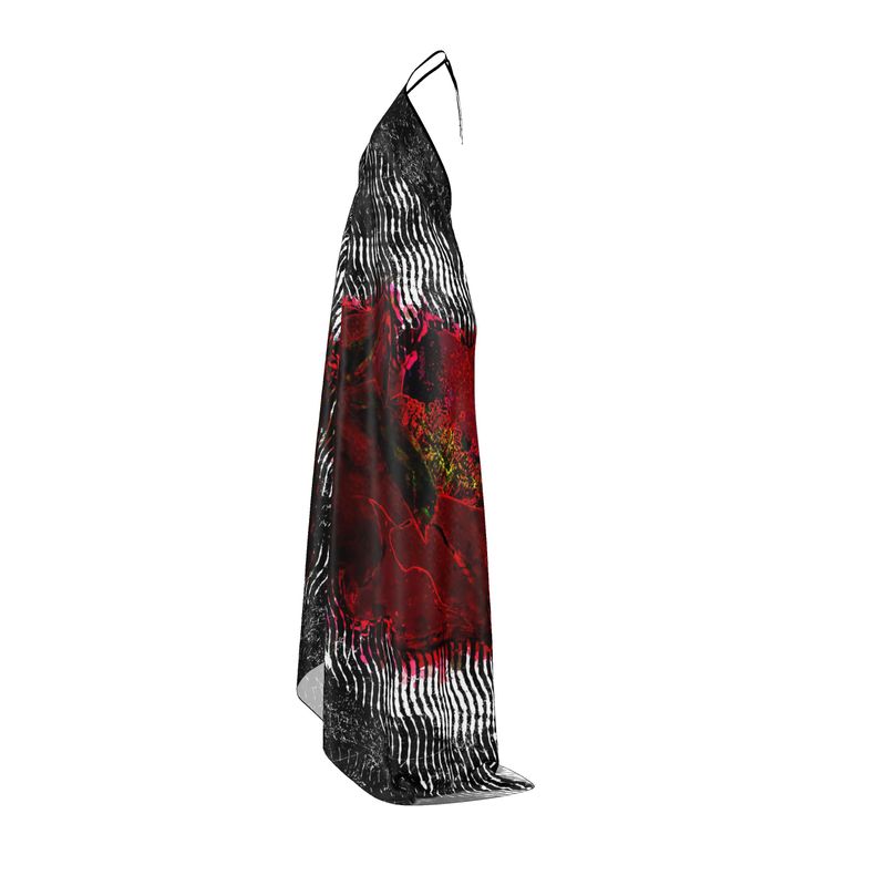 Rose of Pain and Joy Halterneck backless dress