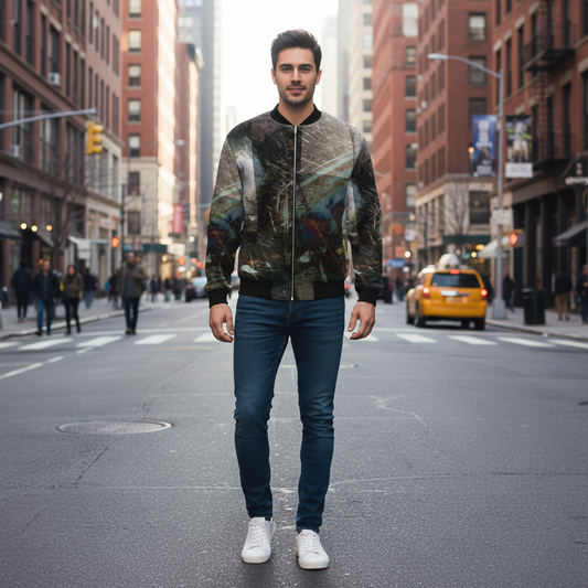 Spirit of Jezebel Men's Reversible Silk Bomber Jacket