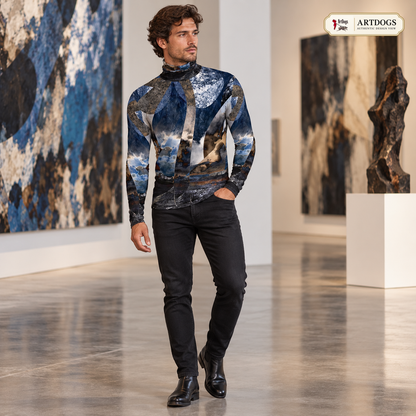 ArtDogs Spirit Of Jezebel mens slim fit roll neck — authentic 02-alternate-front
