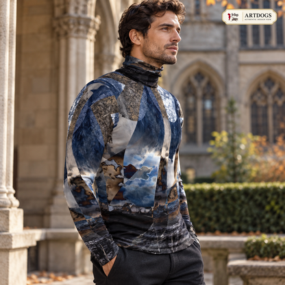 ArtDogs Spirit Of Jezebel mens slim fit roll neck — authentic 05-right
