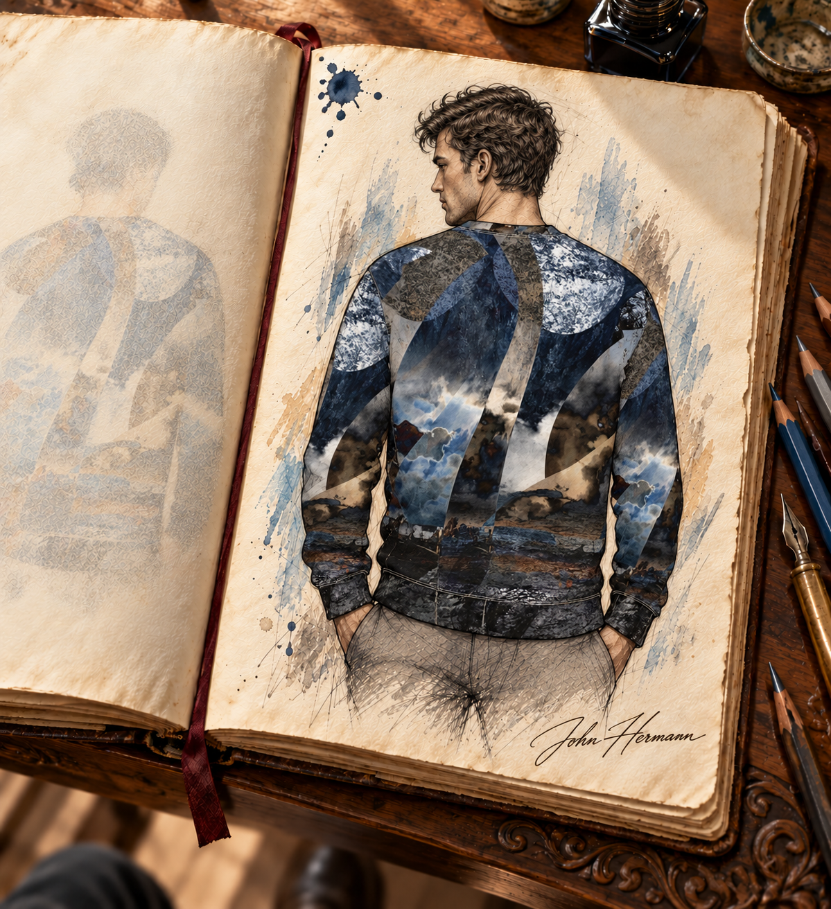 Spirit of Jezebel Unisex Sweatshirt — Handbook back