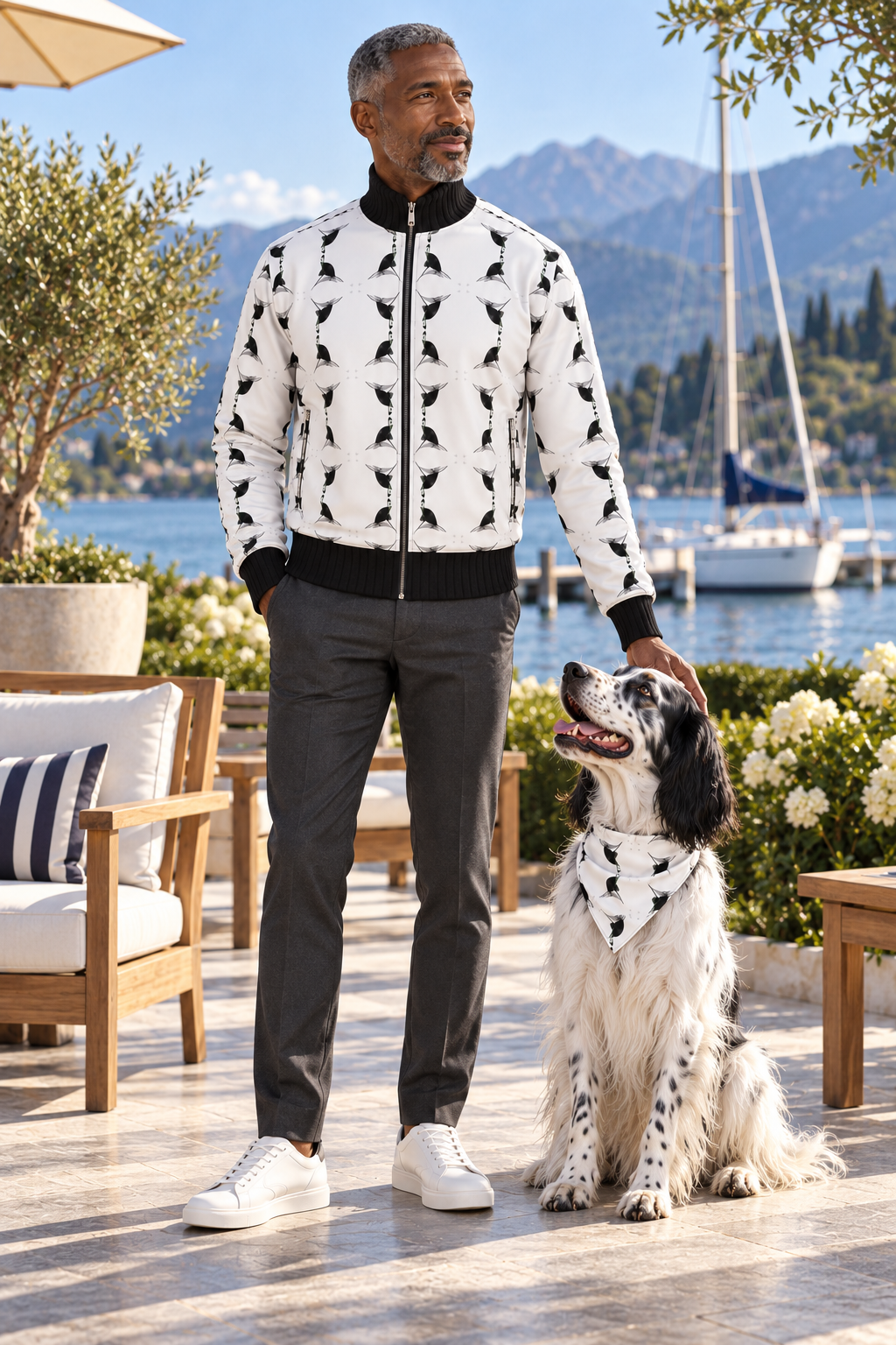 Spirit of the Age 1 — Fashion owner and English Setter companion