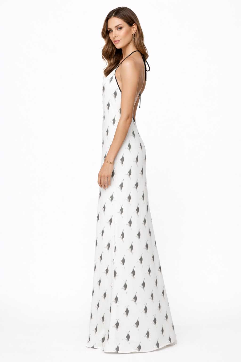Spirit of The Age Halterneck backless dress