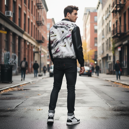 Spirit of the Age Men's Reversible Silk Bomber Jacket
