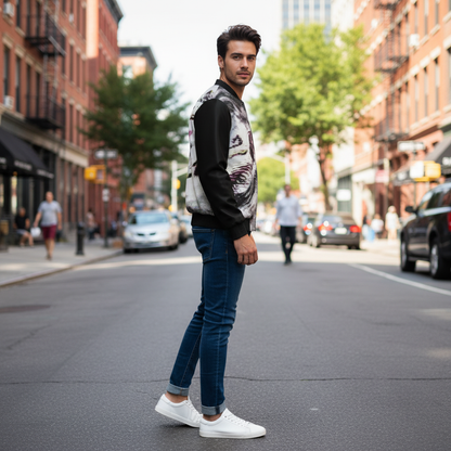 Spirit of the Age Men's Reversible Silk Bomber Jacket
