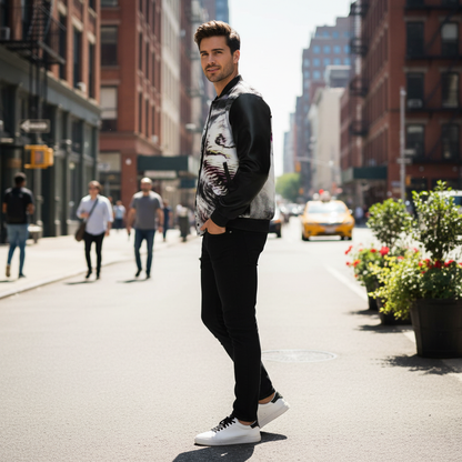 Spirit of the Age Men's Reversible Silk Bomber Jacket