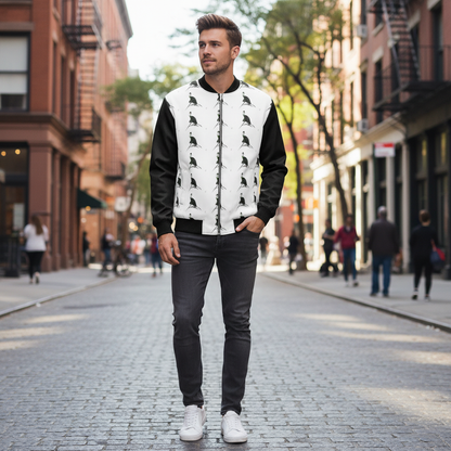 Spirit of the Age Men's Reversible Silk Bomber Jacket