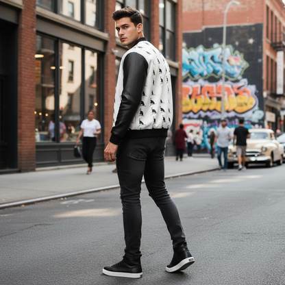 Spirit of the Age Men's Reversible Silk Bomber Jacket