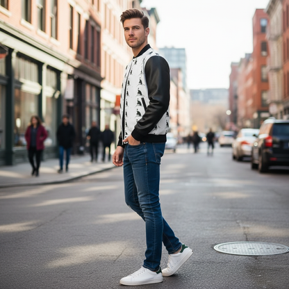 Spirit of the Age Men's Reversible Silk Bomber Jacket