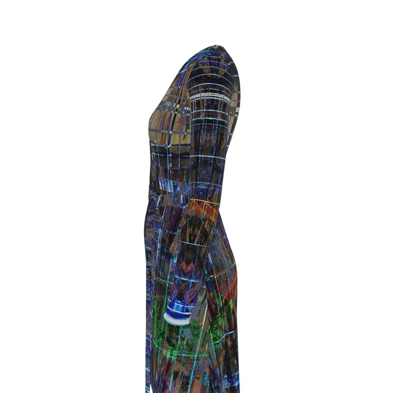 Temple of Time Calf or below -the-knee length Wrap Dress