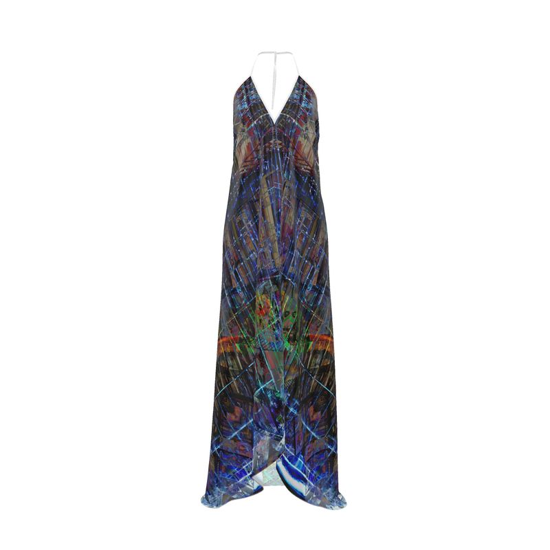 Temple of Time Halterneck backless dress