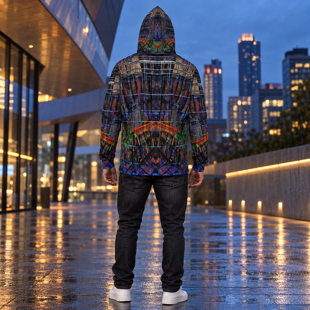 Temple of Time Hoodie — conventional fashion back