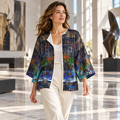 Temple of Time Kimono Jacket — F02 fashion photograph