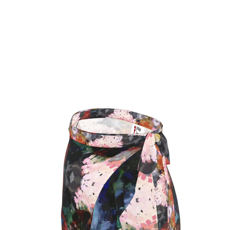 Too Many Flowers short Flounce Skirt