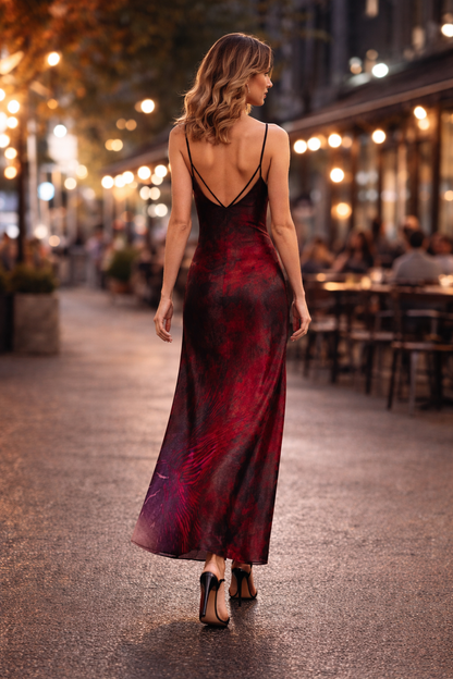 Unfathomable Passion Slip Dress Maxi