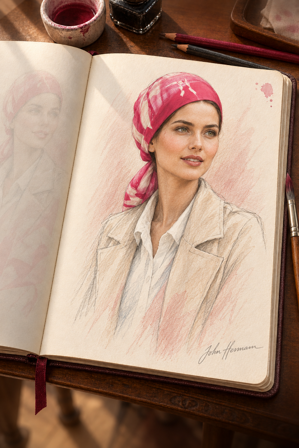Venery 1 - Repeat Handbook page — 10x45 head wrap