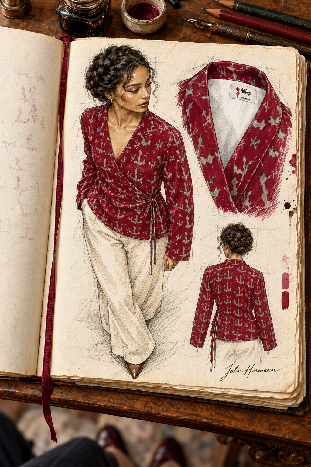 Venery Wrap Blazer — H05 Handbook
