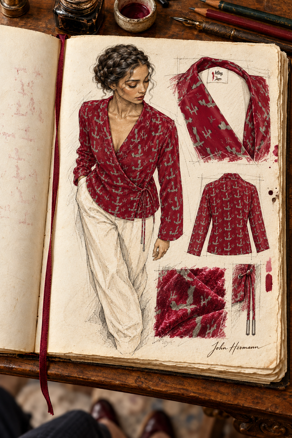 Venery Wrap Blazer — H06 Handbook