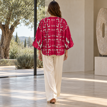 Venery 10 Women's Kimono Jacket — F03 fashion photograph