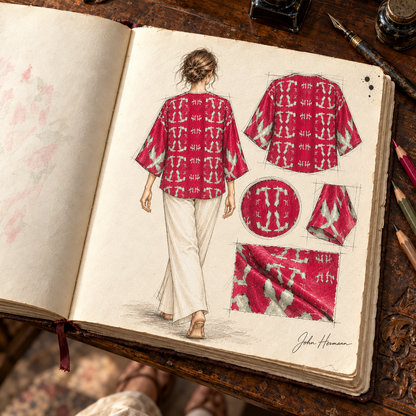 Venery 10 Women's Kimono Jacket — H02 Handbook