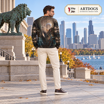 The Wide Path Two Sweatshirt — Authentic Design View full back