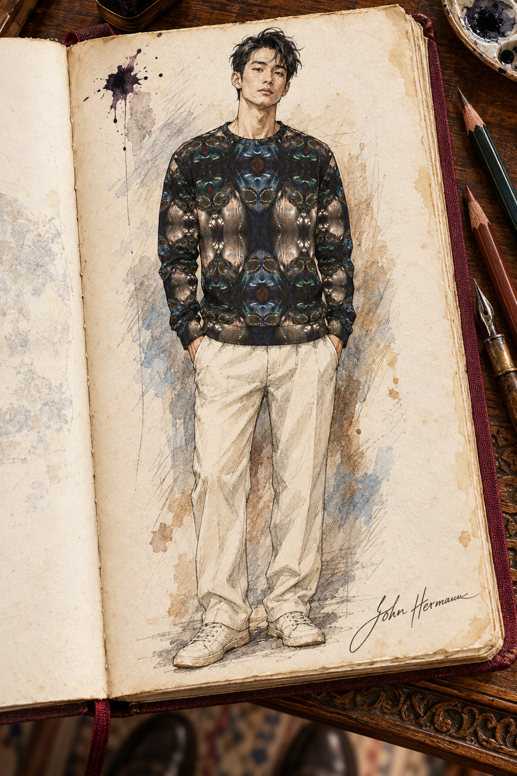 The Wide Path Two Sweatshirt — designer Handbook full front