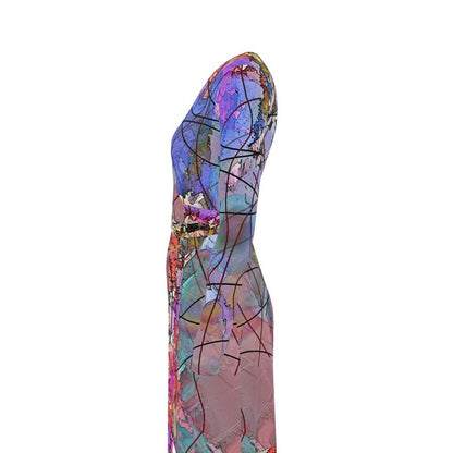Wishes Above-The-Knee Wrap Dress