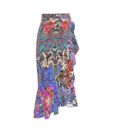 Wishes long Flounce Skirt