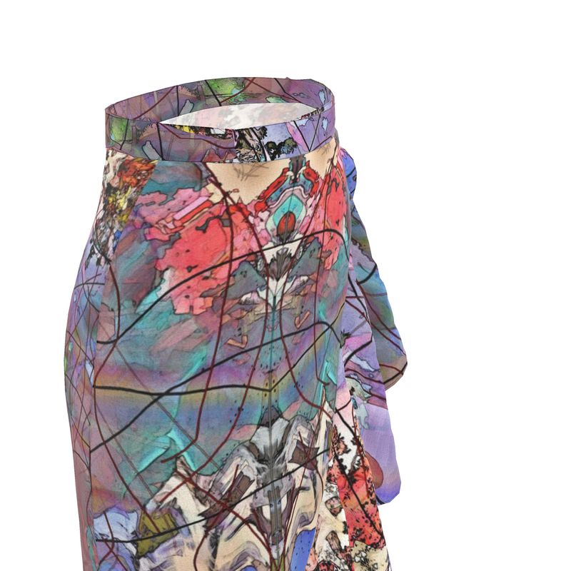 Wishes long Flounce Skirt