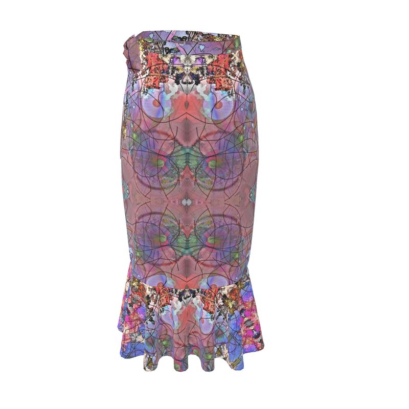 Wishes long Flounce Skirt