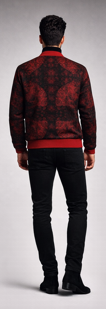 Love's Passion Mens Bomber Jacket