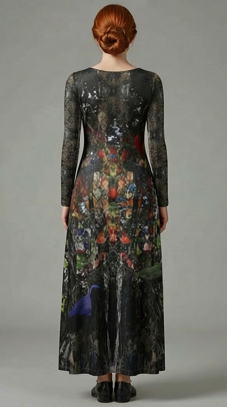 God Log Calf-length or longer Ladies Cardigan Dress