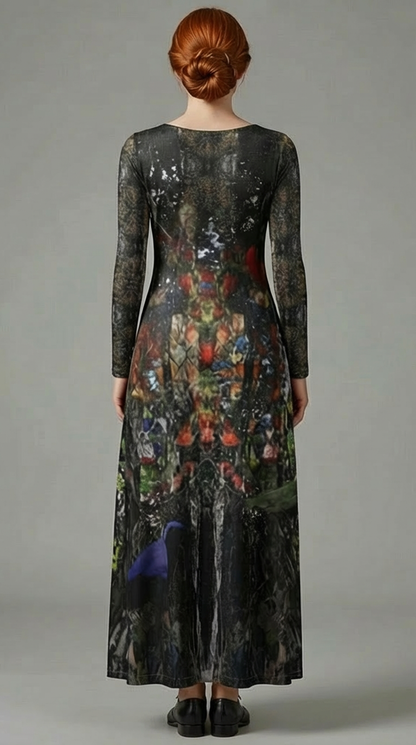 God Log Calf-length or longer Ladies Cardigan Dress