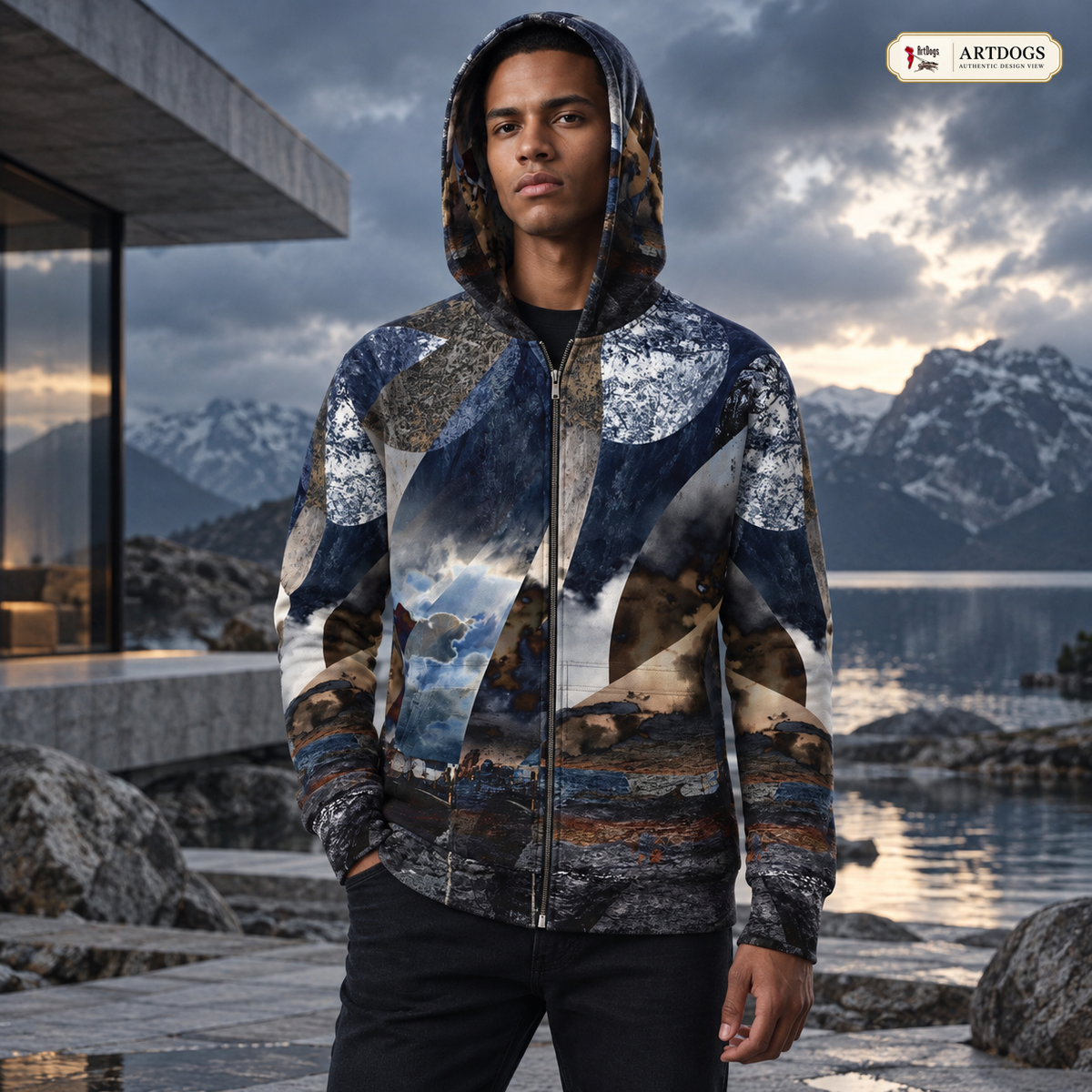 jezebel hoodie — Authentic Design View full front