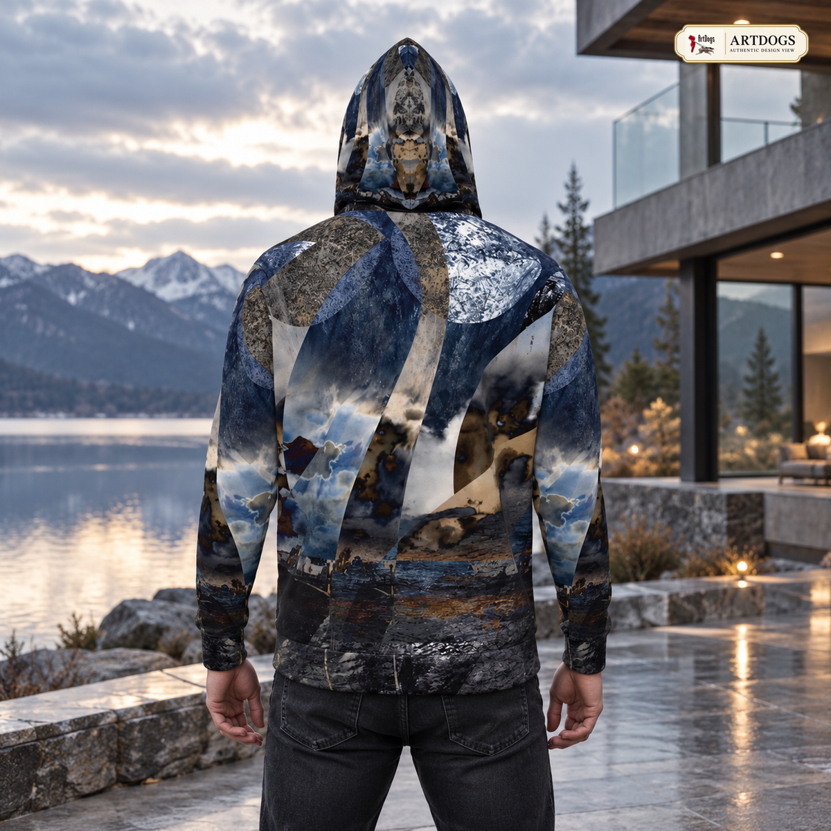 jezebel hoodie — Authentic Design View full back