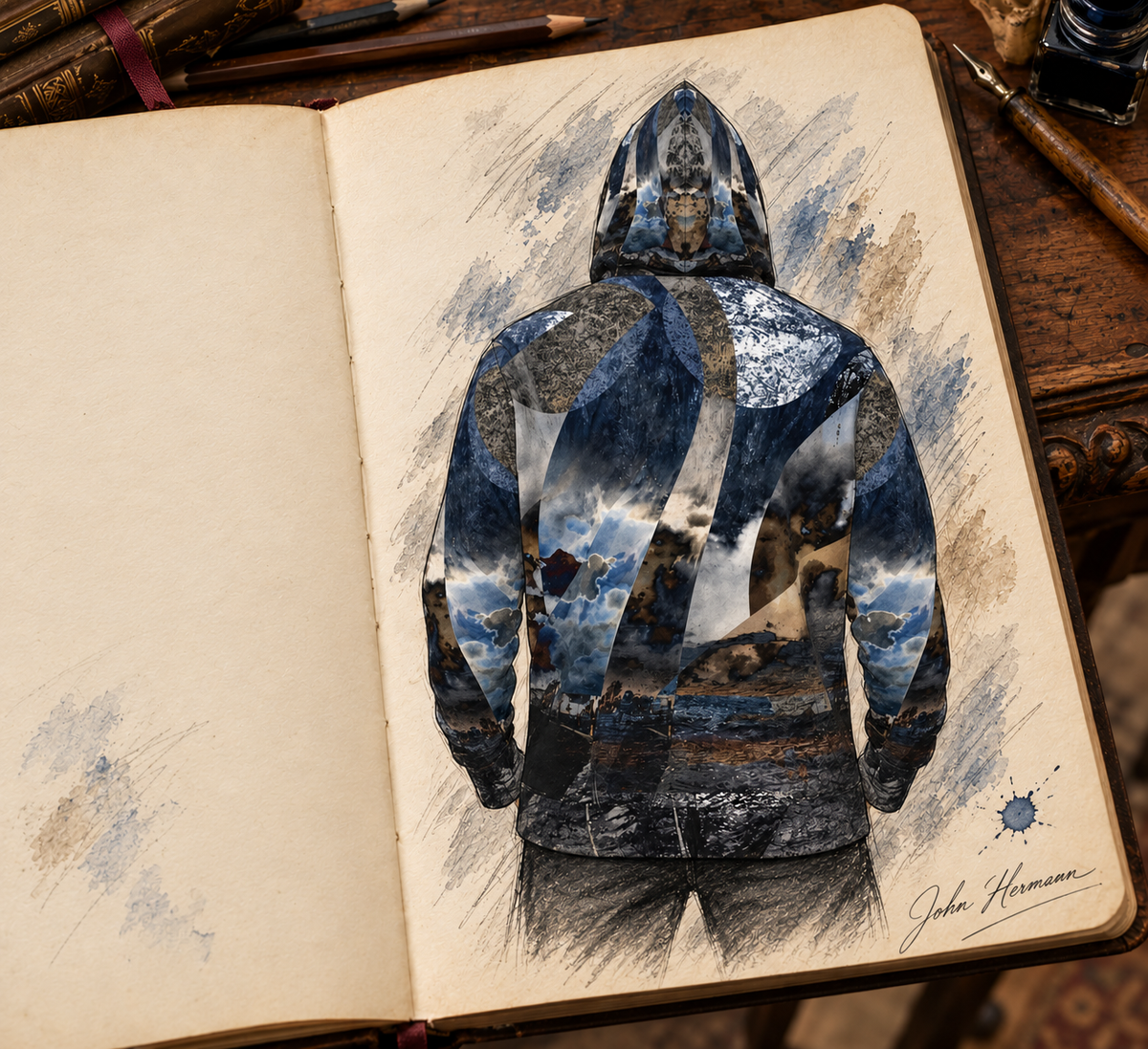 jezebel hoodie — signed Handbook full back
