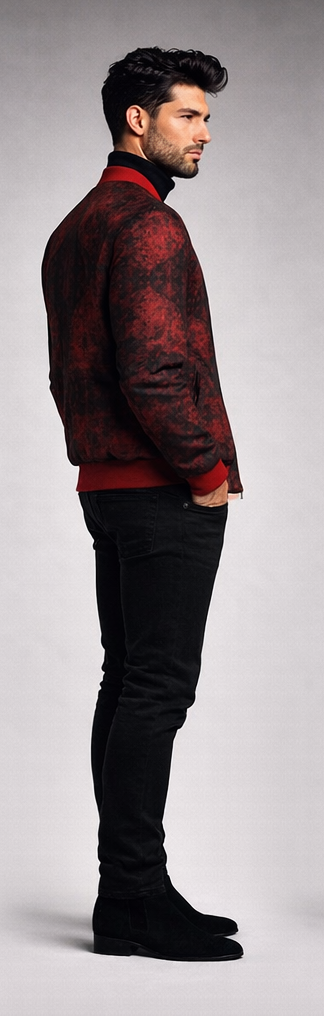 Love's Passion Mens Bomber Jacket