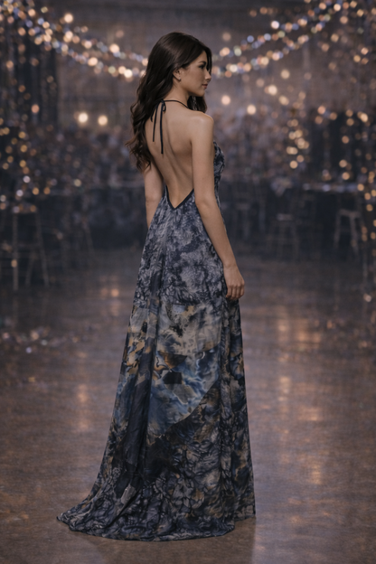 Spirit of Jezebel Halterneck backless dress